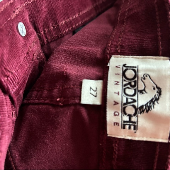 Jordache stretch corduroy jeans women’s 27 Demi high-rise crop boot cut BNWT - Picture 4 of 4